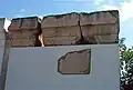 Upper elements of the Punic wall surrounding the Magon quarter.