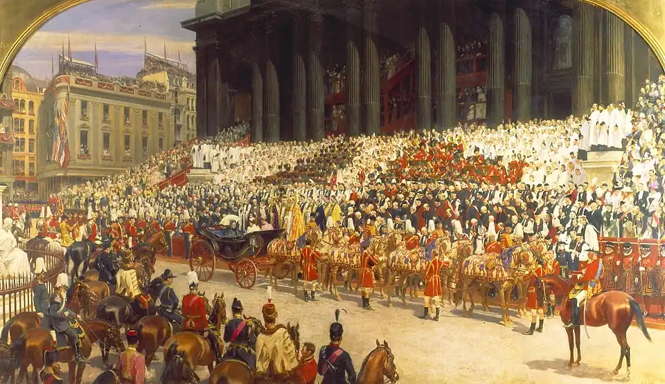 Queen Victoria's Diamond Jubilee Service, 1899