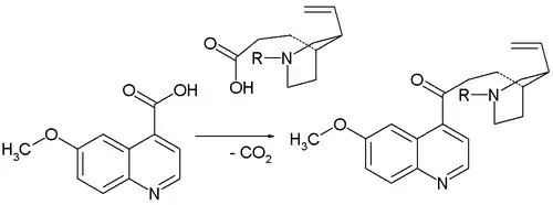 Claisen condensation in Prelog conversion of homomeroquinene to quinotoxine