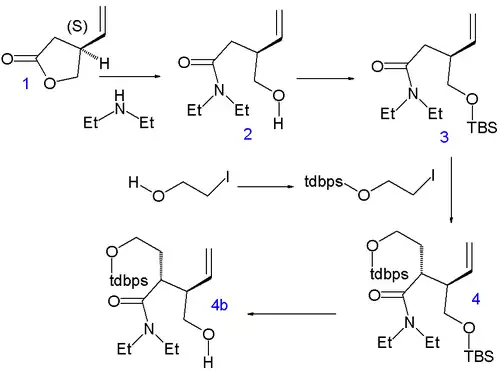 Stork Quinine synthesis