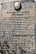 Church NHI historical marker installed in 1979
