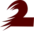 RTP2's fifteenth and former logo used from 28 January 2002 to 5 January 2004