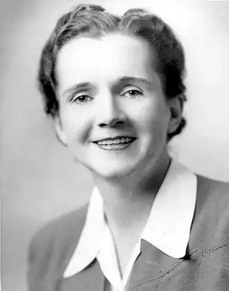 Image 55Rachel Carson published her groundbreaking novel, Silent Spring, in 1962, bringing the study of environmental science to the forefront of society. (from Environmental science)