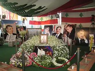 Image 15The funeral of the assassinated Prime Minister Rafiq Hariri (from History of Lebanon)