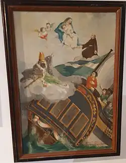 Ragusan ship with Secondary ensign