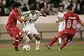 The Al Taliya team during the match in 2008 at the Arab Champions League against the club of Raja de Casablanca at the Stade Mohammed V in Morocco