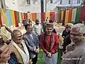 Pathania at a function in New Delhi along with B L Santhosh, National Gen Sec (Org), BJP and Dr Nirmal Singh former DyCM, J&K.
