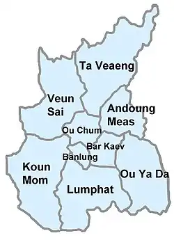 Location in Ratanakiri