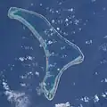 NASA picture of Ravahere atoll