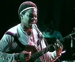 Ray Watts performing with Beshara, 1985