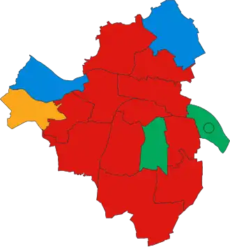 2023 results map