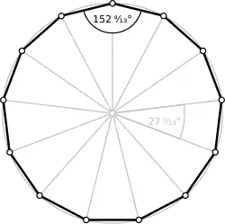 Regular tridecagon