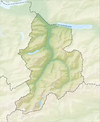 Walensee is located in Canton of Glarus