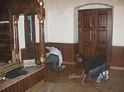 Renovation of the floor of Gurudwara Sahib Chail