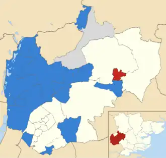 2011 results map