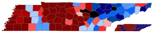 Results of the June 8, 1861, referendum by county