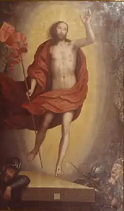 Resurrection of the Lord; 1618–27, 253 × 152&nbsp;cm, Museo de Bellas Artes de Granada.