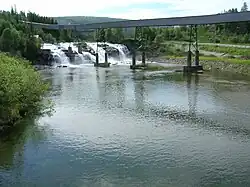The waterfall Revelfossen