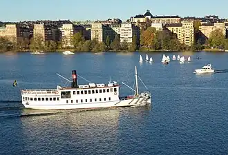 In the autumn, seen from Långholmen.