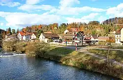 Rikon and the Töss river (November 2009)
