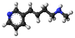 Ball-and-stick model of rivanicline