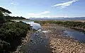 River Applecross entering Applecross Bay.