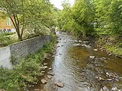Upstream of the route 360