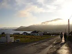 The road to Dooagh, the westernmost village on Achill Island