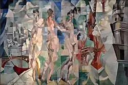 Robert Delaunay, 1912, La Ville de Paris, oil on canvas, 267 × 406&nbsp;cm