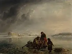 Winter Fishing in front of Turku, 1872