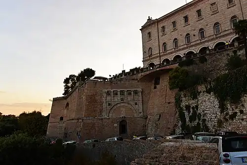 The Rocca Paolina and Porta Marzia