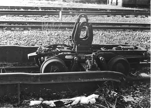 Rollbock track 750&nbsp;mm (2&nbsp;ft&nbsp;5+1⁄2&nbsp;in) gauge