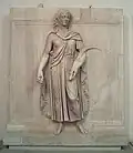 Falx with personification of a Roman province, possibly Thrace, from the Hadrianeum