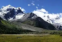 Piz Roseg above the Val Roseg