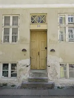 The main entrance