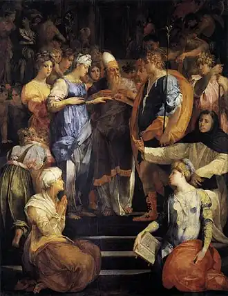 Rosso Fiorentino, Marriage of the Virgin, 1523