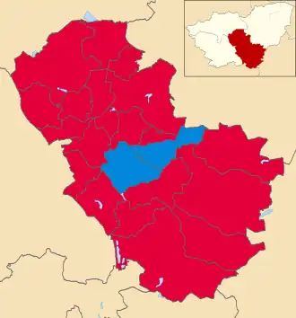 2006 results map