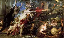 Peter Paul Rubens Consequences of War. 206 × 342&nbsp;cm.