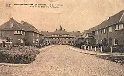 Rue du Romarin/Rosmarijnstraat seen from Chaussée Romaine/Romeinsesteenweg c. 1935