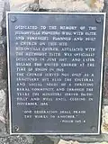 Plaque in Huronville