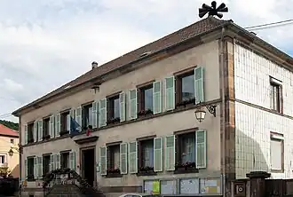 The town hall in Russ