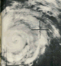 TIROS 5 image of Typhoon Ruth on August 18, 1962