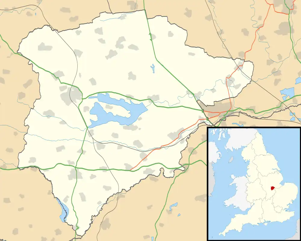 Essendine is located in Rutland