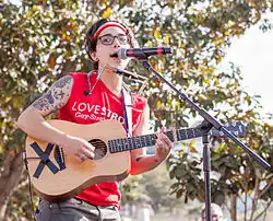 Cassata performs at San Francisco Trans March 2015