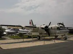 Various aircraft in the open-air museum
