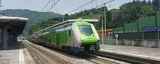 An S8 train at Olgiate-Calco-Brivio.