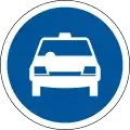 Taxis only