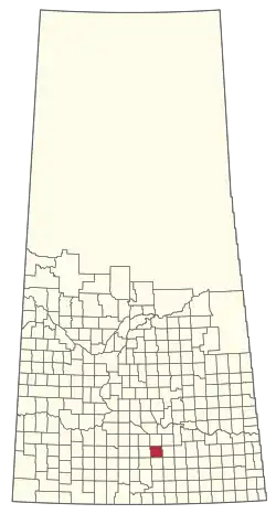 Location of the RM of Redburn No. 130 in Saskatchewan