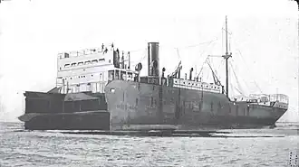 SS Liberty Glo after mine collision