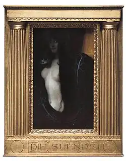 Franz von Stuck, Die Sünde, 1893 (Neue Pinakothek)